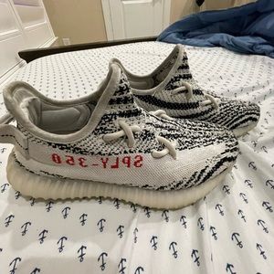 Zebra Yeezys